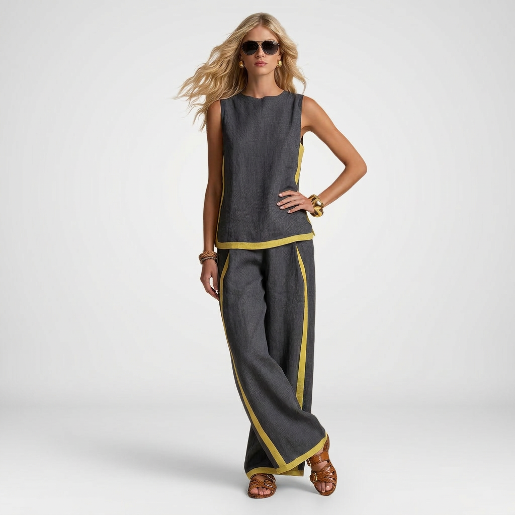 Leila | Completo Elegante in Cotone e Lino